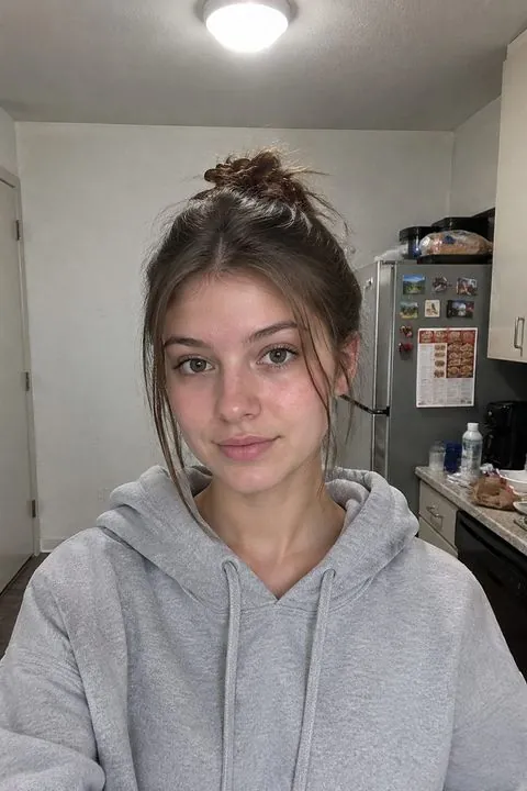 Selfie in a kitchen